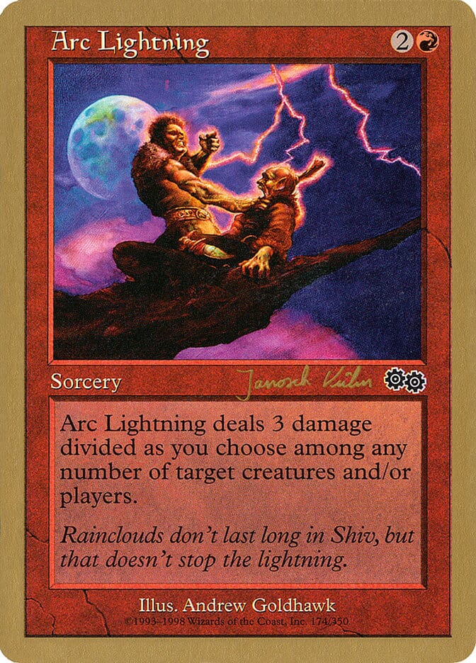 Arc Lightning (Janosch Kuhn) [World Championship Decks 2000] MTG Single Magic: The Gathering  | Multizone: Comics And Games
