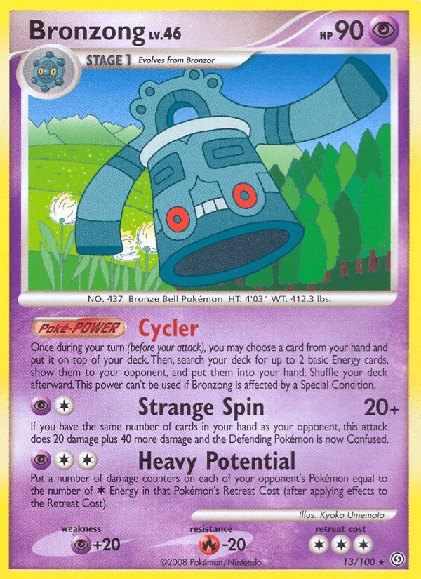Bronzong (13/100) [Diamond & Pearl: Stormfront] Pokemon Single Pokémon  | Multizone: Comics And Games