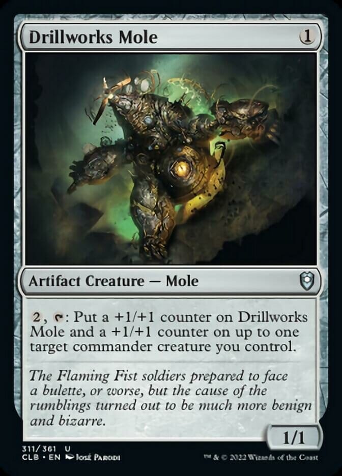 Drillworks Mole [Commander Legends: Battle for Baldur's Gate] MTG Single Magic: The Gathering  | Multizone: Comics And Games