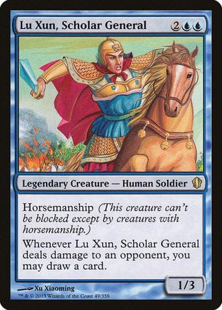 Lu Xun, Scholar General [Commander 2013] MTG Single Magic: The Gathering  | Multizone: Comics And Games