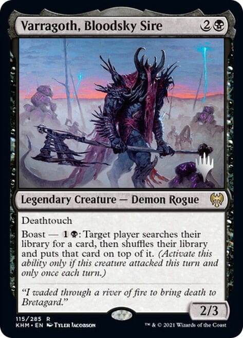 Varragoth, Bloodsky Sire [Kaldheim Promo Pack] MTG Single Magic: The Gathering  | Multizone: Comics And Games