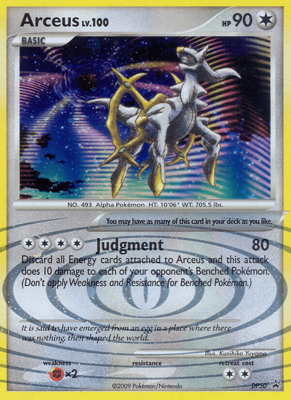Arceus (DP50) [Diamond & Pearl: Black Star Promos] Pokemon Single Pokémon  | Multizone: Comics And Games