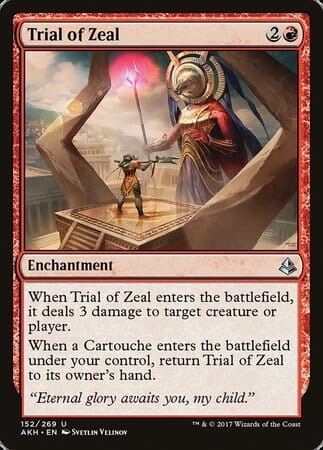 Trial of Zeal [Amonkhet] MTG Single Magic: The Gathering  | Multizone: Comics And Games