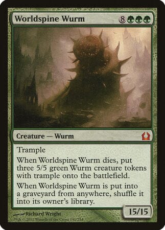 Worldspine Wurm [Return to Ravnica] MTG Single Magic: The Gathering  | Multizone: Comics And Games