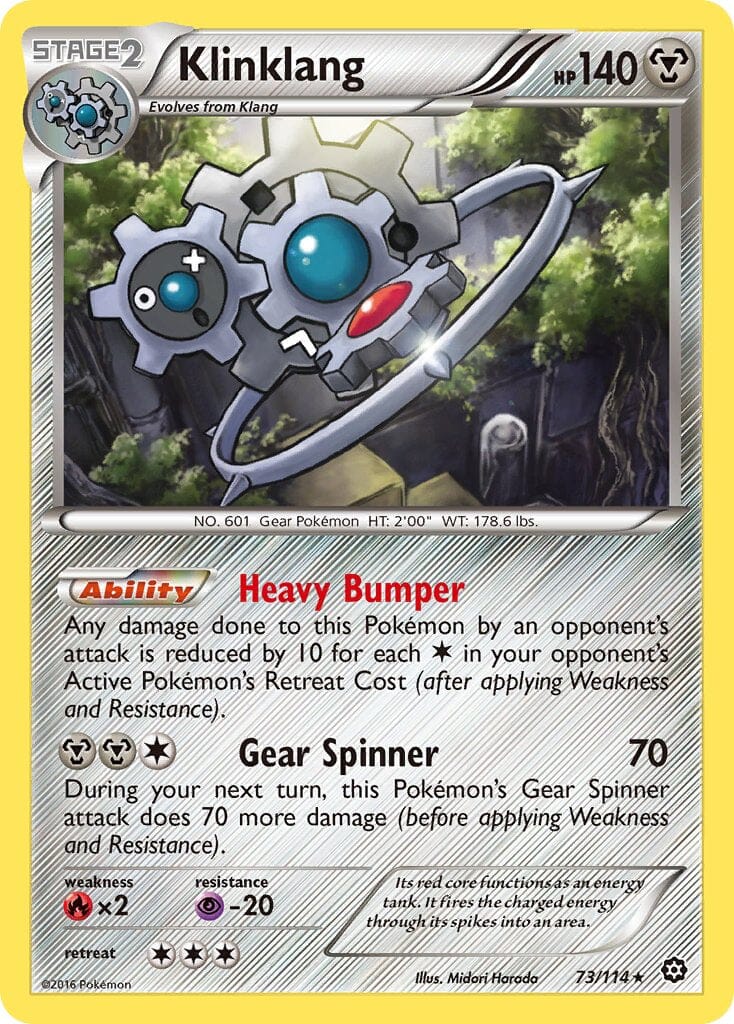 Klinklang (73/114) (Theme Deck Exclusive) [XY: Steam Siege] Pokemon Single Pokémon  | Multizone: Comics And Games
