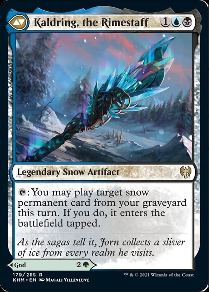 Jorn, God of Winter // Kaldring, the Rimestaff [Kaldheim] MTG Single Magic: The Gathering  | Multizone: Comics And Games