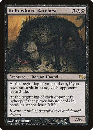 Hollowborn Barghest [Shadowmoor] MTG Single Magic: The Gathering  | Multizone: Comics And Games