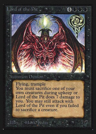 Lord of the Pit (IE) [Intl. Collectors’ Edition] MTG Single Magic: The Gathering  | Multizone: Comics And Games