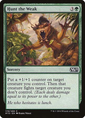 Hunt the Weak [Magic 2015] MTG Single Magic: The Gathering  | Multizone: Comics And Games