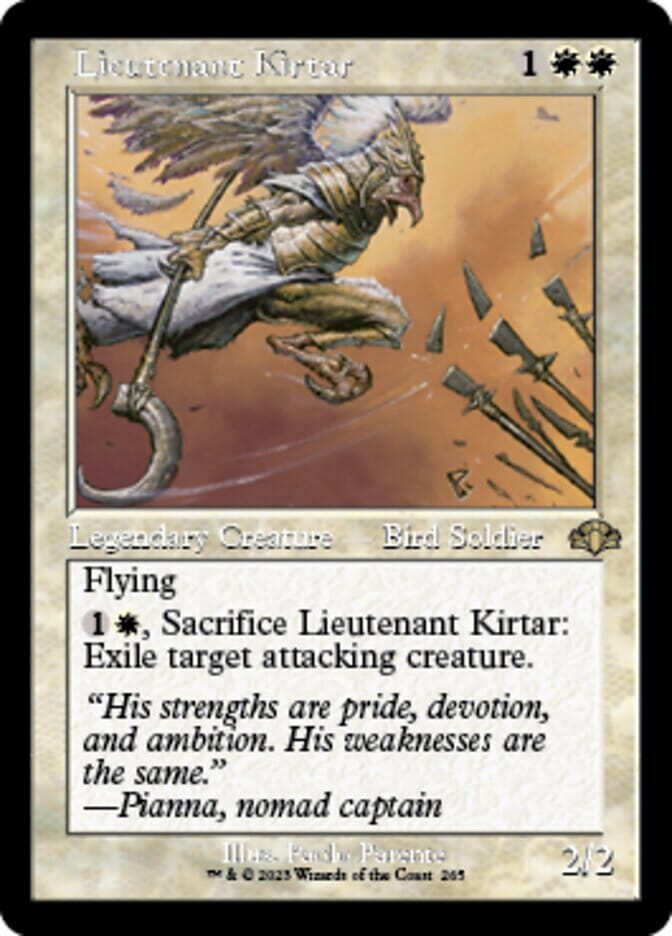 Lieutenant Kirtar (Retro) [Dominaria Remastered] MTG Single Magic: The Gathering  | Multizone: Comics And Games