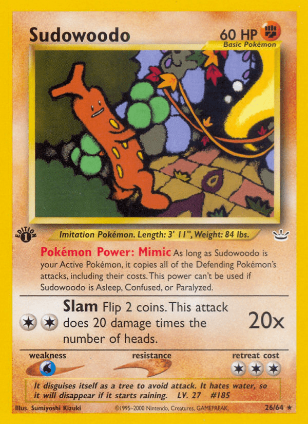 Sudowoodo (26/64) [Neo Revelation 1st Edition] Pokemon Single Pokémon  | Multizone: Comics And Games