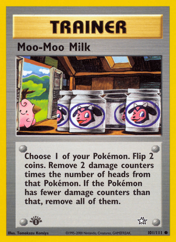 Moo-Moo Milk (101/111) [Neo Genesis 1st Edition] Pokemon Single Pokémon  | Multizone: Comics And Games