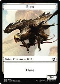 Bird (001) // Sculpture Double-sided Token [Commander 2019 Tokens] MTG Single Magic: The Gathering  | Multizone: Comics And Games