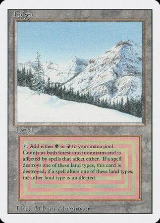 Taiga [Revised Edition] MTG Single Magic: The Gathering  | Multizone: Comics And Games
