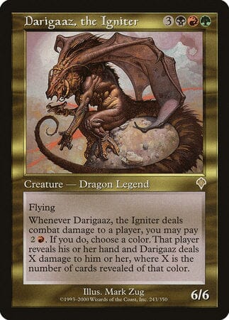 Darigaaz, the Igniter [Invasion] MTG Single Magic: The Gathering  | Multizone: Comics And Games