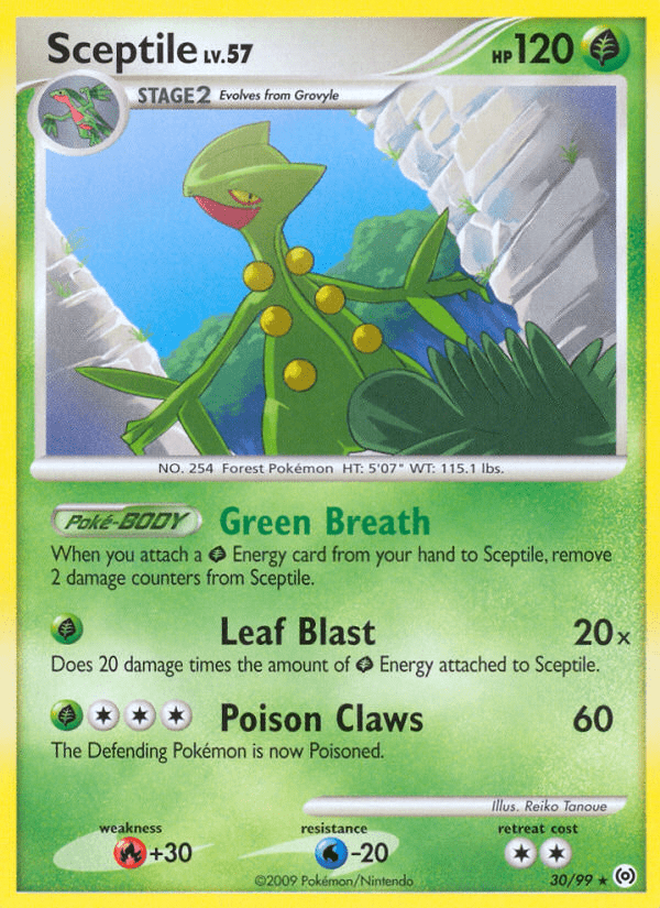 Sceptile (30/99) [Platinum: Arceus] Pokemon Single Pokémon  | Multizone: Comics And Games