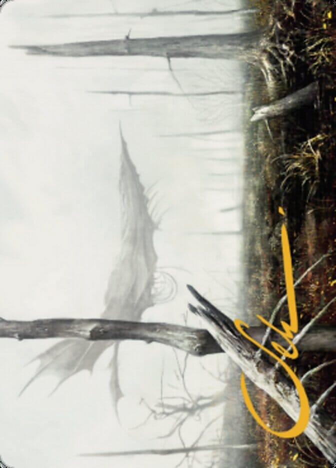 Swamp Art Card (Gold-Stamped Signature) [Dominaria United Art Series] MTG Single Magic: The Gathering  | Multizone: Comics And Games
