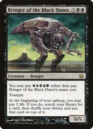 Bringer of the Black Dawn [Fifth Dawn] MTG Single Magic: The Gathering  | Multizone: Comics And Games