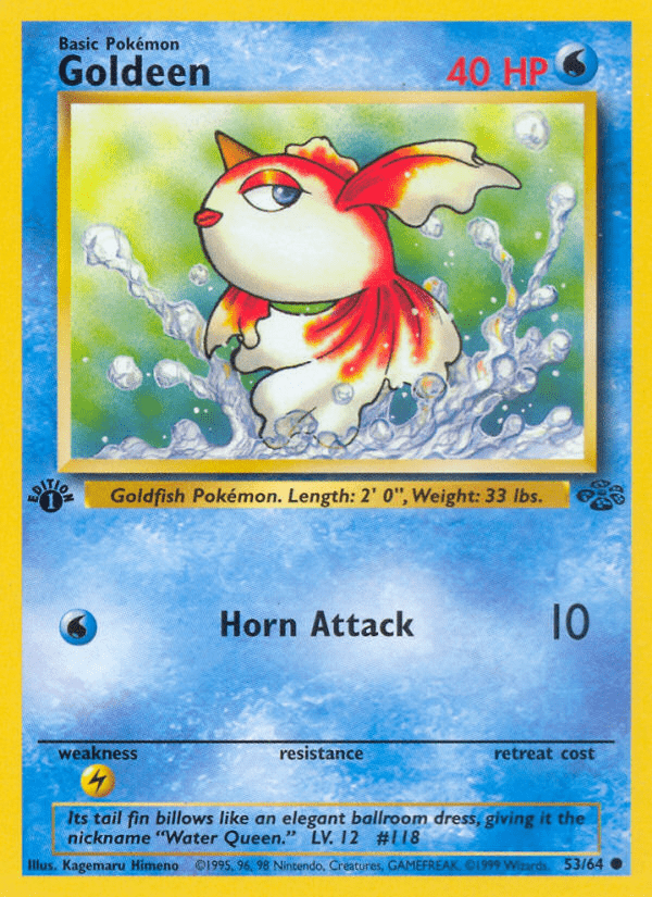 Goldeen (53/64) [Jungle 1st Edition] Pokemon Single Pokémon  | Multizone: Comics And Games