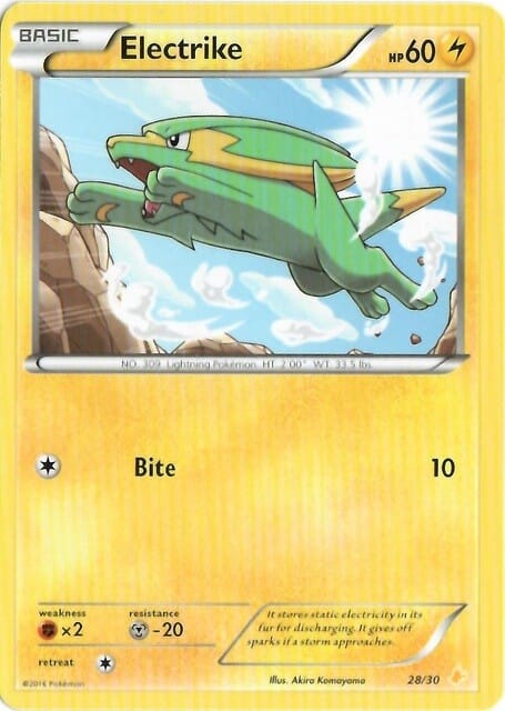 Electrike (28/30) [XY: Trainer Kit 3 - Pikachu Libre] Pokemon Single Pokémon  | Multizone: Comics And Games