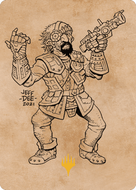 Jan Jansen, Chaos Crafter Art Card (Gold-Stamped) [Commander Legends: Battle for Baldur's Gate Art Series] MTG Single Magic: The Gathering  | Multizone: Comics And Games
