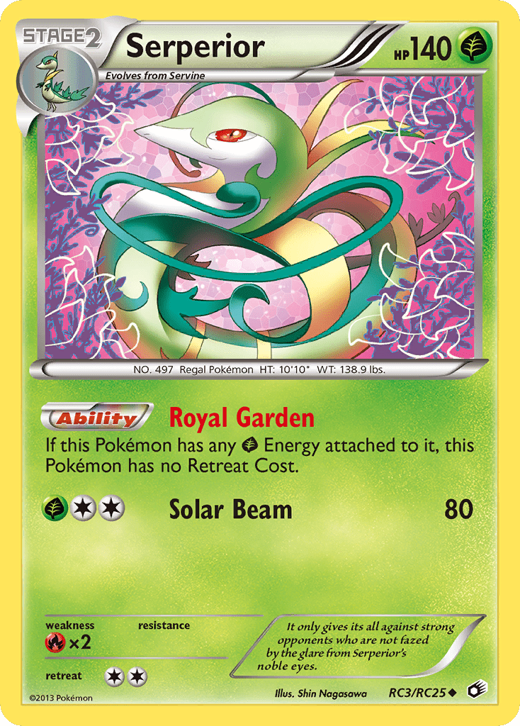 Serperior (RC3/RC25) [Black & White: Legendary Treasures] Pokemon Single Pokémon  | Multizone: Comics And Games