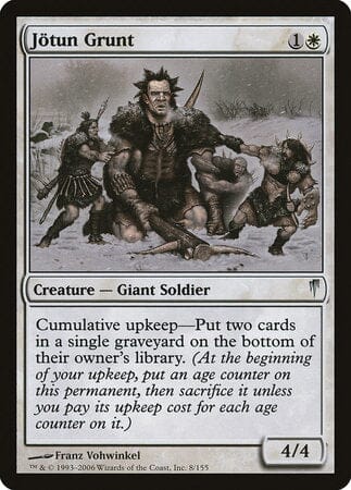 Jotun Grunt [Coldsnap] MTG Single Magic: The Gathering  | Multizone: Comics And Games