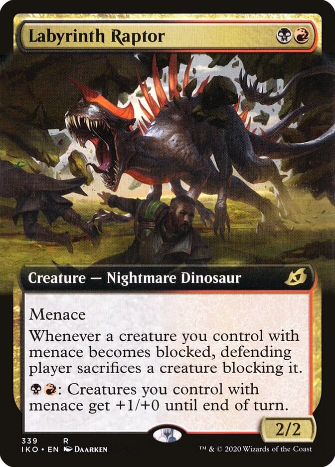 Labyrinth Raptor (Extended Art) [Ikoria: Lair of Behemoths] MTG Single Magic: The Gathering  | Multizone: Comics And Games