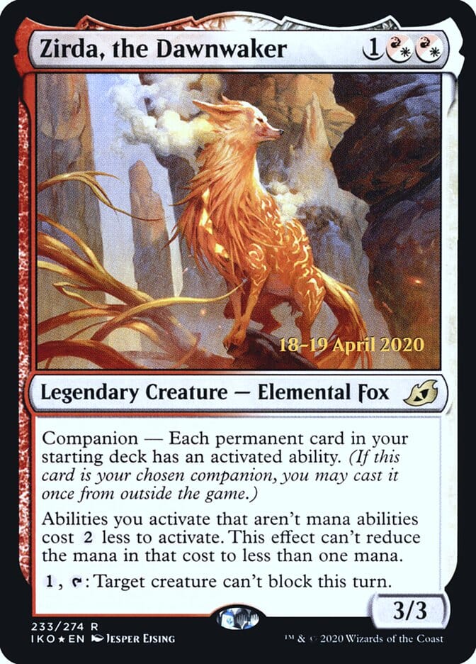 Zirda, the Dawnwaker [Ikoria: Lair of Behemoths Prerelease Promos] MTG Single Magic: The Gathering  | Multizone: Comics And Games