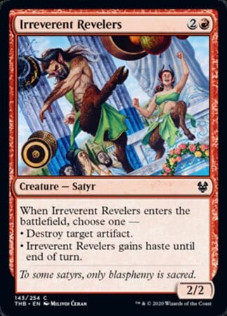 Irreverent Revelers [Theros Beyond Death] MTG Single Magic: The Gathering  | Multizone: Comics And Games