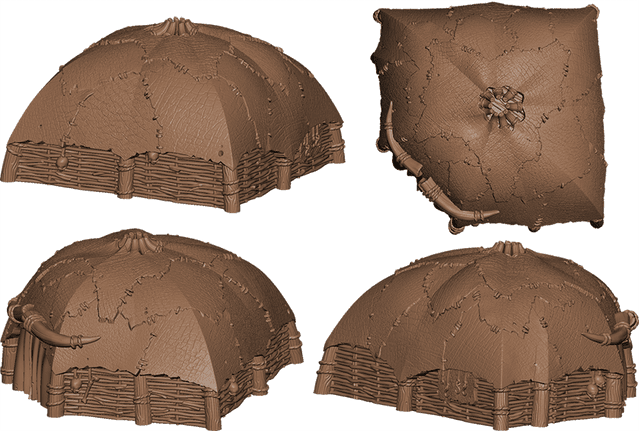 Hate: 3D Plastic Hutts Board Game Multizone  | Multizone: Comics And Games