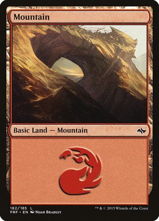 Mountain (182) [Fate Reforged] MTG Single Magic: The Gathering  | Multizone: Comics And Games