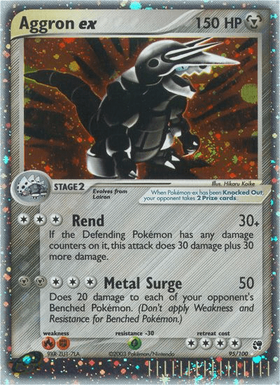 Aggron ex (95/100) [EX: Sandstorm] Pokemon Single Pokémon  | Multizone: Comics And Games