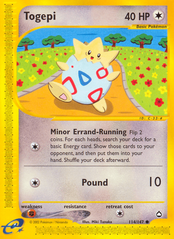 Togepi (114/147) [Aquapolis] Pokemon Single Pokémon  | Multizone: Comics And Games