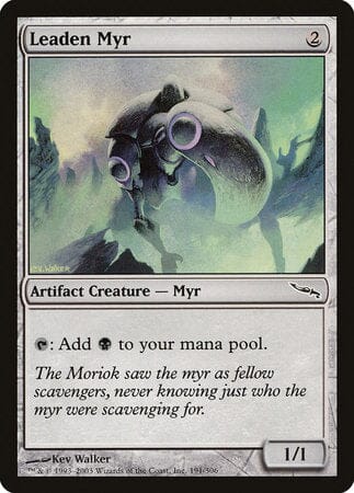 Leaden Myr [Mirrodin] MTG Single Magic: The Gathering  | Multizone: Comics And Games