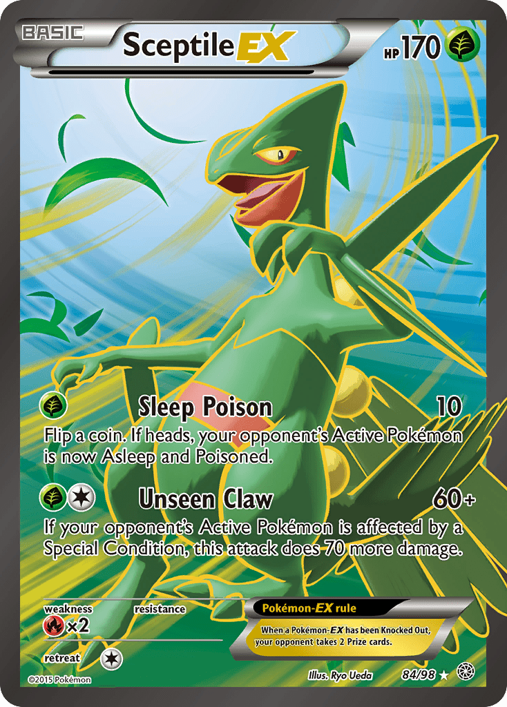 Sceptile EX (84/98) [XY: Ancient Origins] Pokemon Single Pokémon  | Multizone: Comics And Games