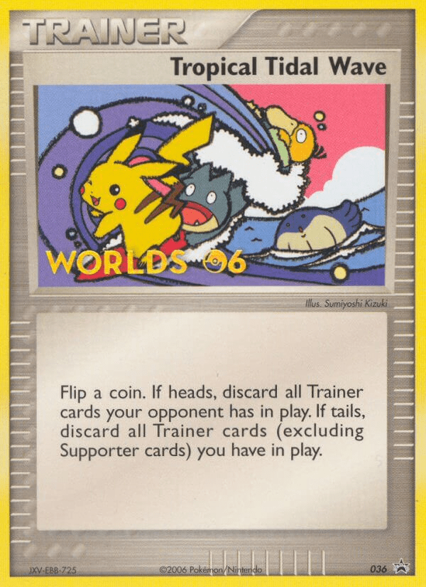Tropical Tidal Wave (036) [Nintendo: Black Star Promos] Pokemon Single Pokémon  | Multizone: Comics And Games