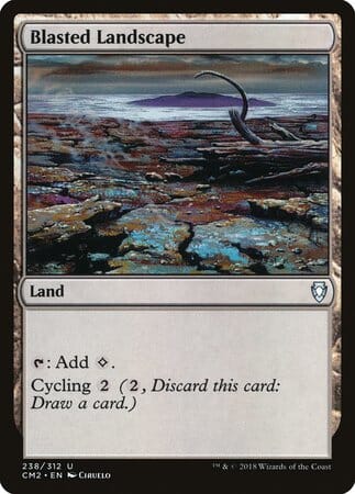 Blasted Landscape [Commander Anthology Volume II] MTG Single Magic: The Gathering  | Multizone: Comics And Games