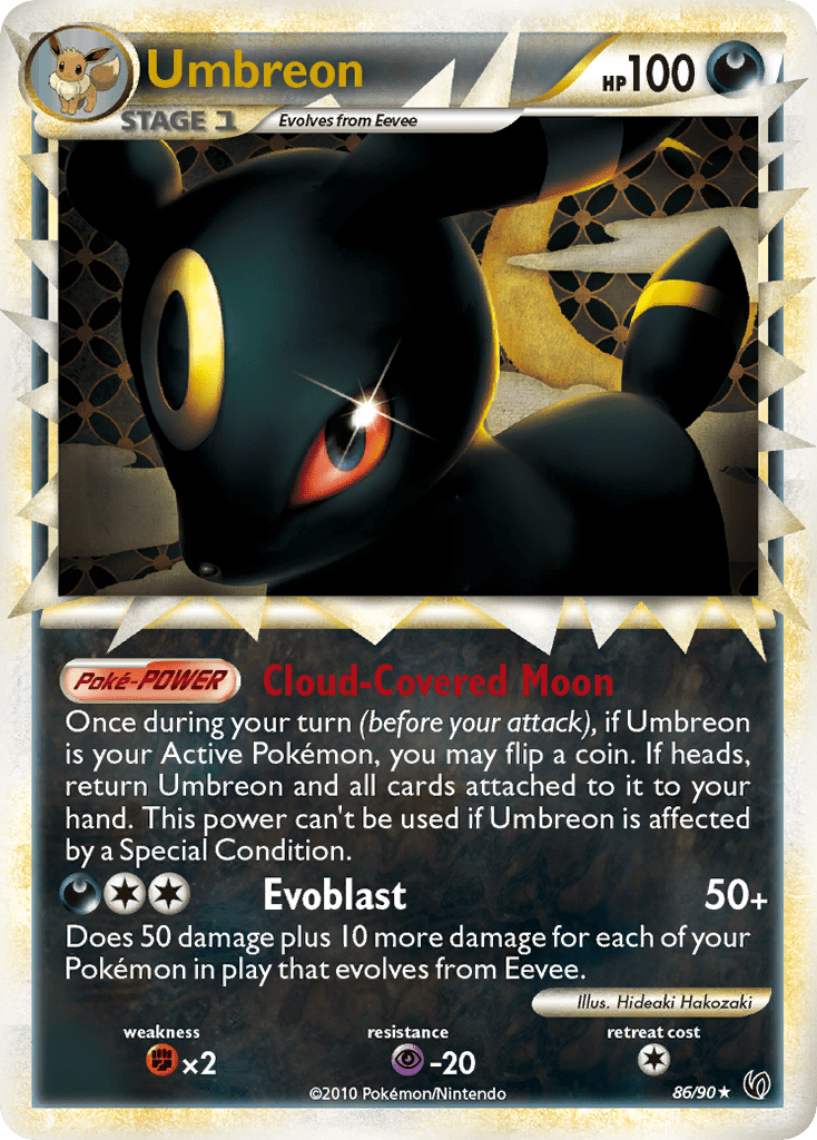 Umbreon (86/90) [HeartGold & SoulSilver: Undaunted] Pokemon Single Pokémon  | Multizone: Comics And Games