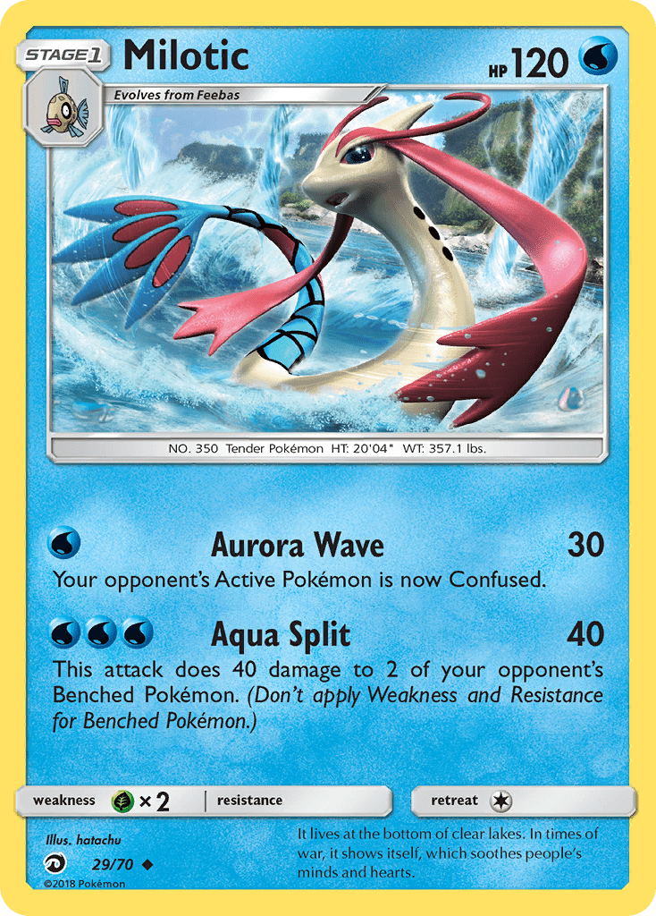 Milotic (29/70) [Sun & Moon: Dragon Majesty] Pokemon Single Pokémon  | Multizone: Comics And Games