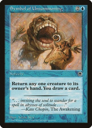 Symbol of Unsummoning [Portal] MTG Single Magic: The Gathering  | Multizone: Comics And Games