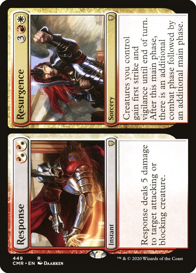 Response // Resurgence [Commander Legends] MTG Single Magic: The Gathering  | Multizone: Comics And Games