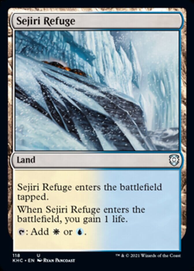 Sejiri Refuge [Kaldheim Commander] MTG Single Magic: The Gathering  | Multizone: Comics And Games