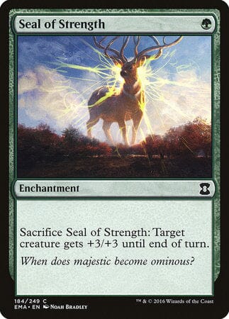 Seal of Strength [Eternal Masters] MTG Single Magic: The Gathering  | Multizone: Comics And Games