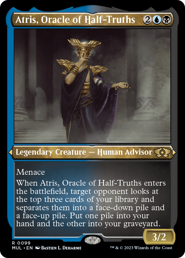 Atris, Oracle of Half-Truths (Foil Etched) [Multiverse Legends] MTG Single Magic: The Gathering  | Multizone: Comics And Games