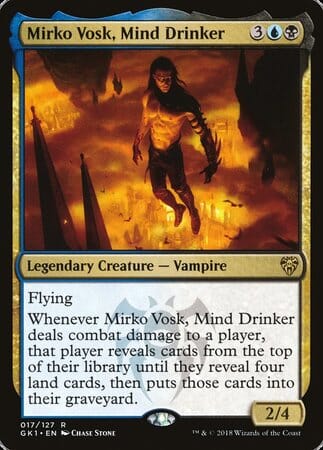 Mirko Vosk, Mind Drinker [GRN Guild Kit] MTG Single Magic: The Gathering  | Multizone: Comics And Games