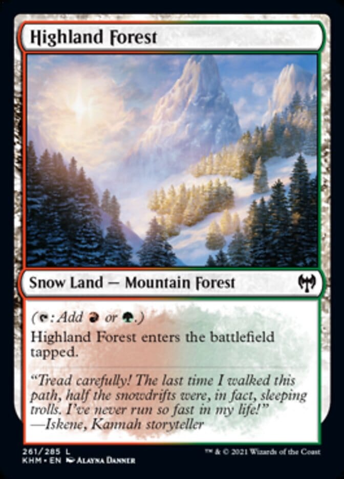 Highland Forest [Kaldheim] MTG Single Magic: The Gathering  | Multizone: Comics And Games
