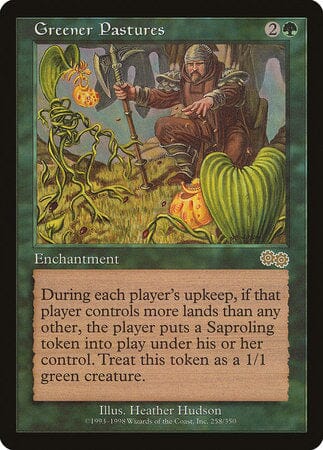 Greener Pastures [Urza's Saga] MTG Single Magic: The Gathering  | Multizone: Comics And Games