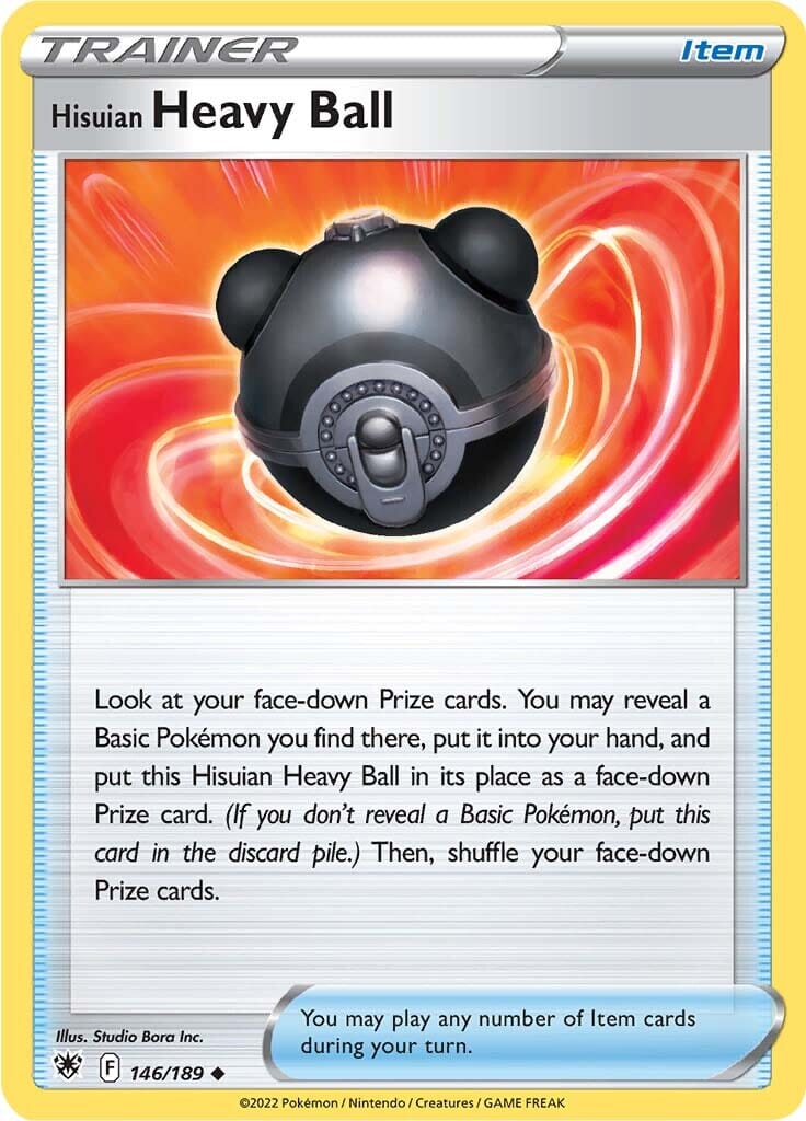 Hisuian Heavy Ball (146/189) [Sword & Shield: Astral Radiance] Pokemon Single Pokémon  | Multizone: Comics And Games
