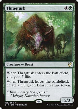 Thragtusk [Commander 2019] MTG Single Magic: The Gathering  | Multizone: Comics And Games